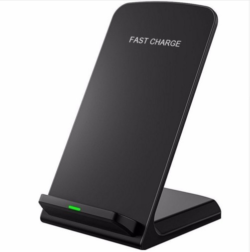 10W dual coil long distance qi fast wireless charger stand for samsung Mobile phone