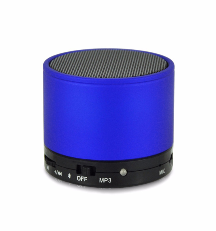 Top Selling Metal BT Wireless Speaker with FM Radio and TF Card Play Mini Portable Speaker Music Player